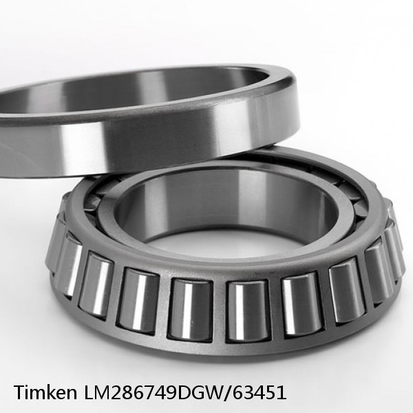 LM286749DGW/63451 Timken Tapered Roller Bearings