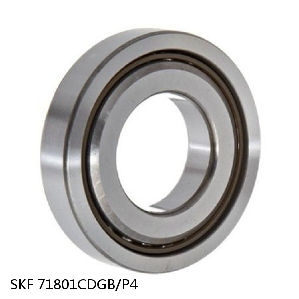 71801CDGB/P4 SKF Super Precision,Super Precision Bearings,Super Precision Angular Contact,71800 Series,15 Degree Contact Angle #1 image